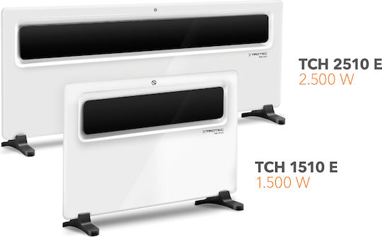Trotec TCH 1510 E 1410000529 Konvektorheizung Boden 1500W mit elektronischem Thermostat 69x53.5cm Weiß