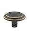 Gamet 1501 Antique Knob Furniture made of Metallic in Bronze Color D30mm 1pcs