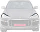 Csr Automotive Φρυδάκια Φαναριών Μπροστινά για Porsche Cayenne 1 Facelift 2007-2010 2τμχ