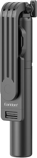 Earldom ET-ZP25 Selfie Stick με Bluetooth Μαύρο