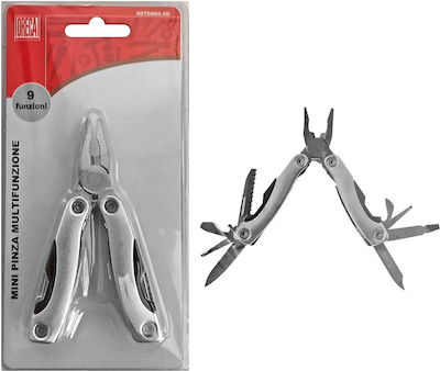 Multi-tool 9 tools Silver