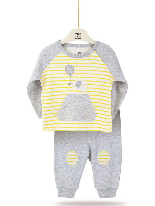 Bi Baby Kids' Pajamas Winter Gray