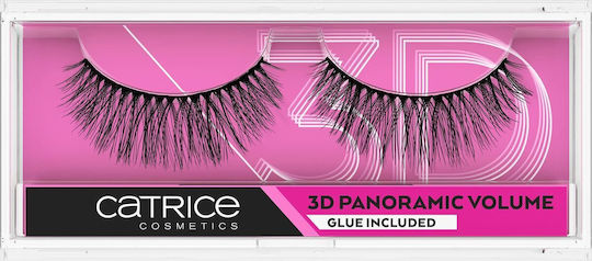 Catrice Cosmetics Lash Couture False Eyelashes 3D D Curl 3D Panoramic Volume Black with Glue