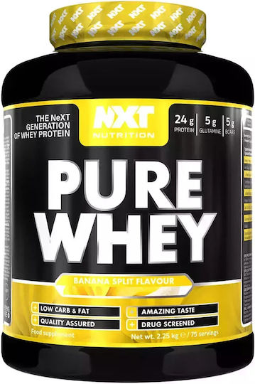 Nxt Nutrition Pure Whey Πρωτεΐνη Ορού Γάλακτος με Γεύση Banana Split 2.25kg