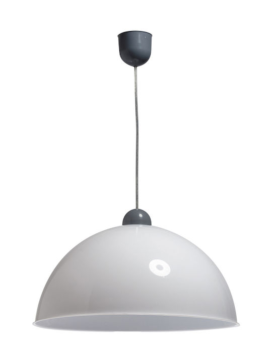 Gallis Campana Pendant Light Single-Light Bell for Socket E27 White