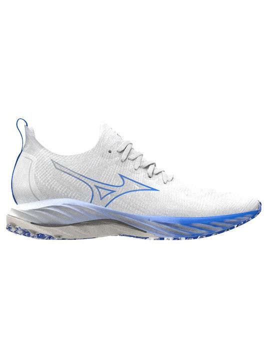 Mizuno Wave Neo Wind Ανδρικά Αθλητικά Παπούτσια Running Λευκά