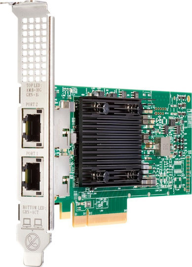 HP HPE Ethernet Adapter 10Gb 2port BASET v1 Ενσύρματη Κάρτα Δικτύου Gigabit (1Gbps) Ethernet PCI-e