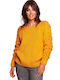 BE Knit Women's Long Sleeve Sweater Yellow