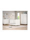 Casababy Zoom Baby Furniture Set with Bed and Nursery Drawer White