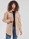 Women's Beige Overshirt