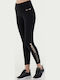 Täglich Frauen Gekürzt Leggings Fleece-Beschichtung Braun