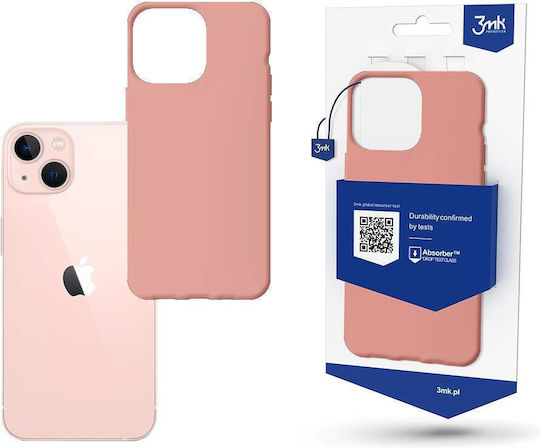 3MK Matt Back Cover Silicone 1.2mm Lychee (iPhone 14)