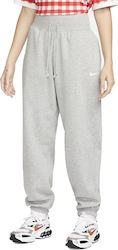 Nike Phoenix Women's Jogger Sweatpants Gray Fleece