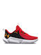 Flow Futr X 2 Low Basketball Shoes Bolt Red / Black / Orange Shock