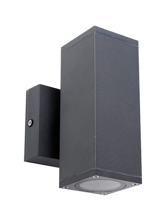 Psarrakos W 5148a Wandmontiertes Außen-Spotlight GU10 IP54