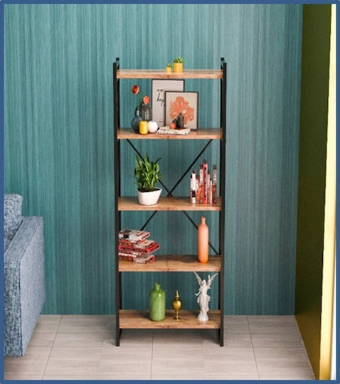 Bibliotecă Baker Maro 66x34x180 cm