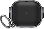 Tech-Protect Rough Lux Plastic Case with Keychain Black for Apple AirPods Pro