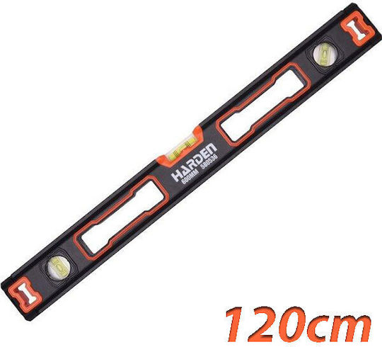 Harden 580542 Spirit Level Aluminum Magnetic 120cm with 3 Eyes