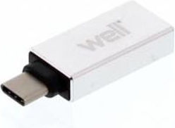 Well ADAPT-USBCM-USB3.0F-WL USB-C male σε USB-A female Well ADAPT-USBCM-USB3.0F-WL USB-C male σε USB-A female