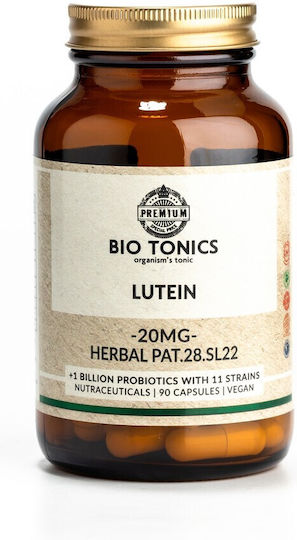 Bio Tonics Lutein 20mg Ειδικό Συμπλήρωμα Διατροφής 90 φυτικές κάψουλες