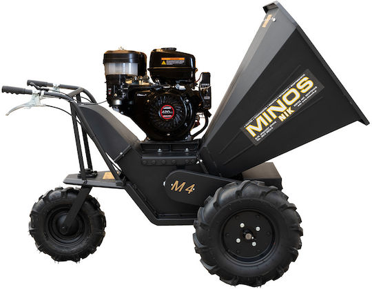 Minos Nik Μ4 Автономен Раздробител на клони Бензинов с двигател Loncin 13hp