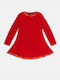 Guess Kids Dress Long Sleeve Red