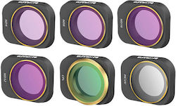 Sunnylife 4/8/16/32 ND / UV / CPL Set de filtre pentru lentile pentru DJI Mini 3 Pro 6buc