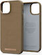 Njord Suede Comfort+ Back Cover Fabric 2mm Camel (iPhone 14)
