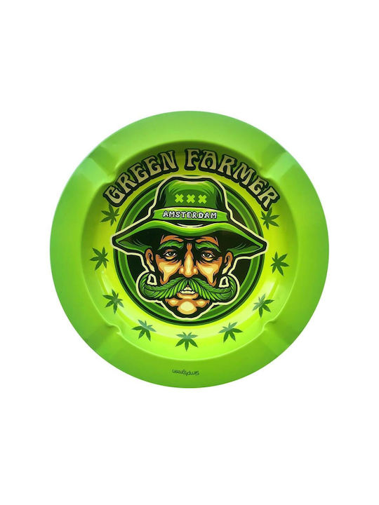 Best Buds Mr. Green Σταχτοδοχείο Τσιγάρου Μεταλλικό Πράσινο