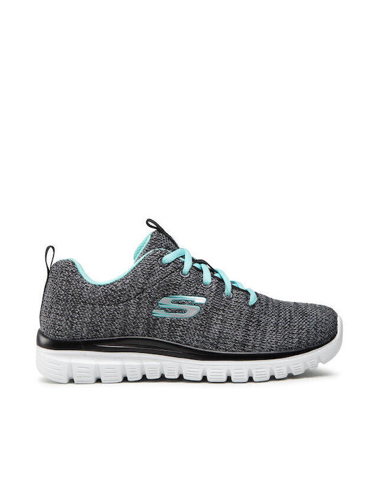 Skechers Γυναικεία Αθλητικά Παπούτσια Running Γκρι