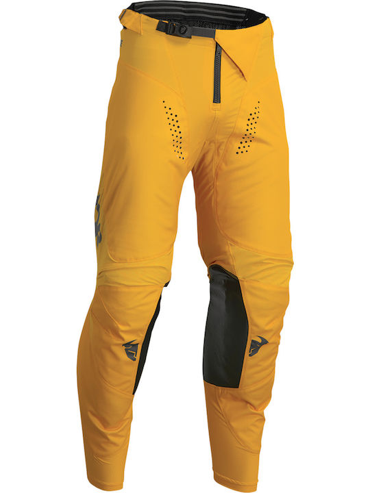 Thor Pulse Mono Καλοκαιρινό Ανδρικό Παντελόνι Motocross Grey/Yellow