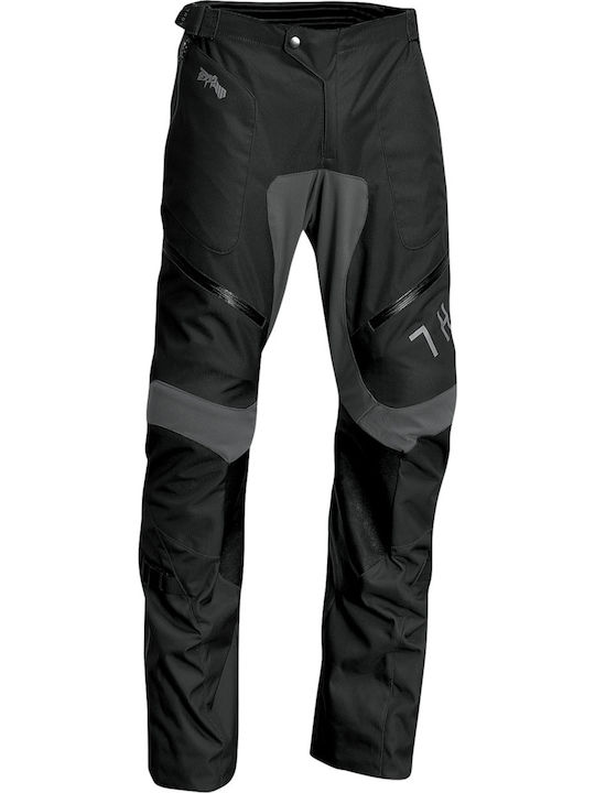 Thor MX Terrain Out Of The Boot Summer Motocross Pants Black Charcoal