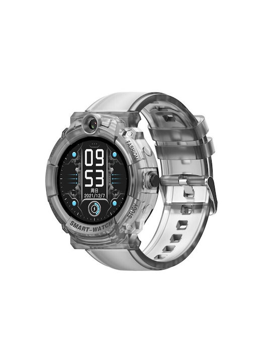 Wonlex Smartwatch pentru copii cu GPS și curea din cauciuc/plastic Gri