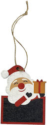 Weihnachtsbaumschmuck Weihnachtsmann Holzartig Mehrfarbig 7x7cm Weihnachtsbaumschmuck Weihnachtsmann Holzartig Mehrfarbig 7x7cm