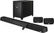 Polk Audio MagniFi MAX AX SR Soundbar 7.1.2 with Wireless Subwoofer and Remote Control Black