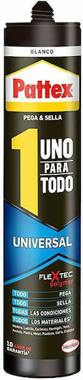 Pattex Ονε For All Σφραγιστική Σιλικόνη Λευκή 390ml