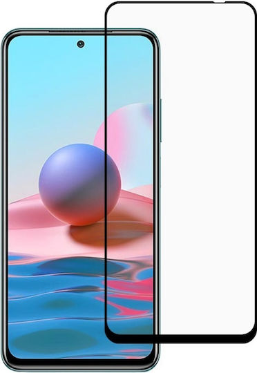 Full Glue Full Face Tempered Glass Μαύρο (Redmi Note 10 5G / Poco M3 Pro)
