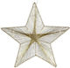 Atmosphera Plastic Illuminated Christmas Decorative Pendant Star Gold