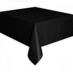 Tablecloth plastic black monochrome 1,37x2,74m