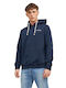 Jack & Jones Men's Sweatshirt with Hood and Pockets Navy Blazer