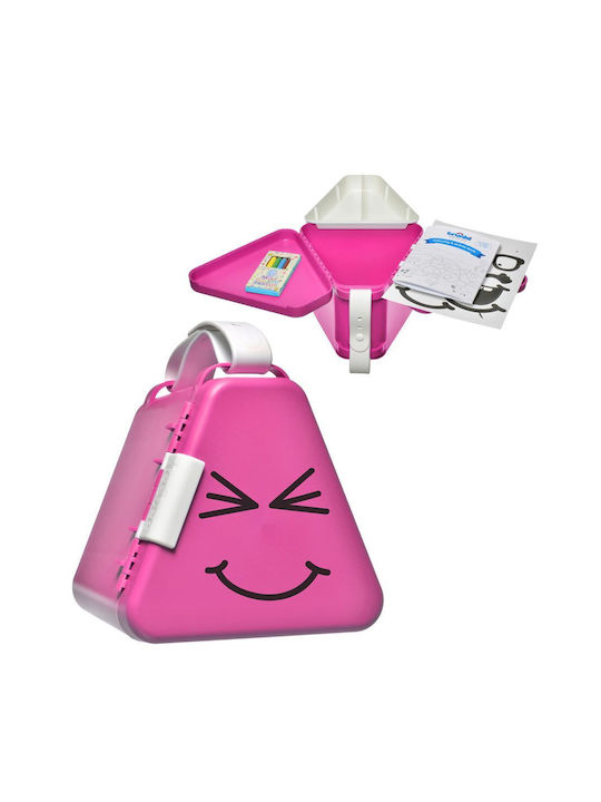 Trunki din Plastic Teebee Fuchsia 18x18x16cm 1buc