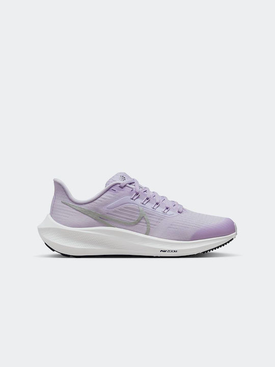 Nike Αθλητικά Παιδικά Παπούτσια Running Air Zoom Pegasus 39 Violet Frost / Metallic SIlver