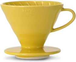 Hario V60 02 Coffee Dripper Κεραμικό Κίτρινο Hario V60 02 Coffee Dripper Κεραμικό Κίτρινο