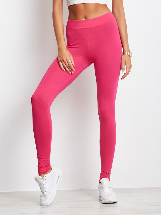 BFG Frauen Lang Leggings Hochgeschnitten Fuchsie