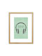 ArteLibre Music On. World Off. Ramă Plastic 35x45cm