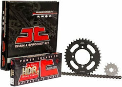 JT Sprockets Chain & Sprocket Kit (15-41-428HDR) for Modenas Kriss 125