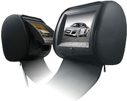 Bizzar Οθόνη 7" για Προσκέφαλο Αυτοκινήτου με USB/DVD