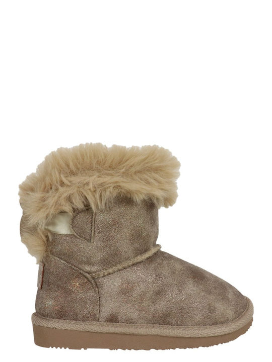 Conguitos Children's Booties MIS 14095 TAUPE