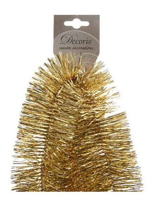 Decoris Ornament Christmas Garland Gold 270x7.5cm 1pc