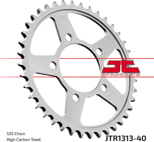 JT Sprockets Hinteres Ritzel 40 Zähne für Honda CBR 400